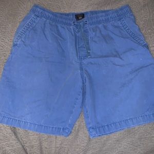 Gap Khakis Lived in Short Short Rode Flat Front Blue Shorts Mens Size L